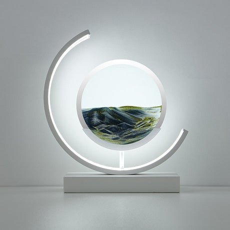 LumaAura moon lamp full view