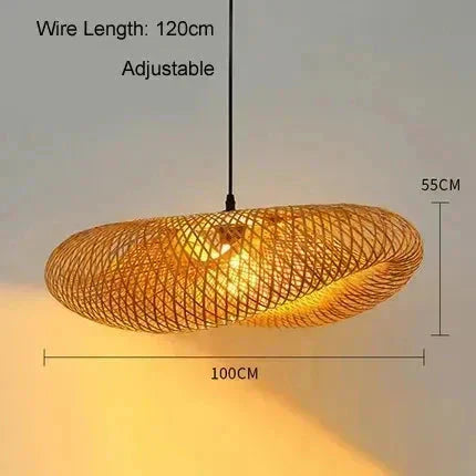 Bamboo chandelier for living room