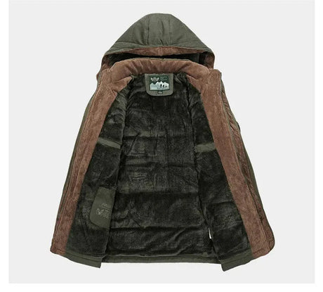 ArdentVale Mens Winter Parka Soft Interior OpalDwell