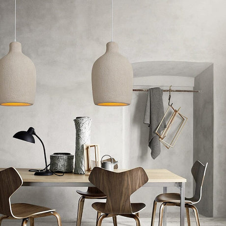 Kirei Pendant Light - Polystyrene Resin Wabi-Inspired Japandi Design | OroDwell
