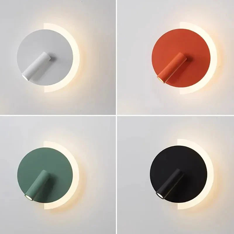 Rylan iron wall lamp full view