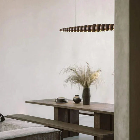 Wood Chandelier for Living Room Statement Piece