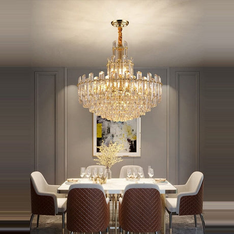 Polished Brass Chandelier for Special Occasions