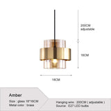 Pendant light size variant detail