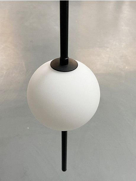 OrionGlow Glass Orb Pendant Lights For Modern Dining Rooms And Bedrooms