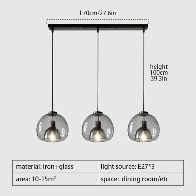 Glass Pendant Light for Contemporary Living Spaces | OroDwell