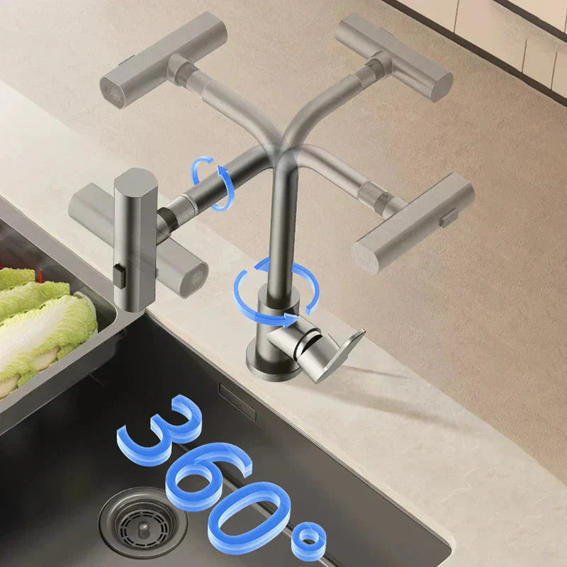 Waterfall Kitchen Faucet Additional Angle
