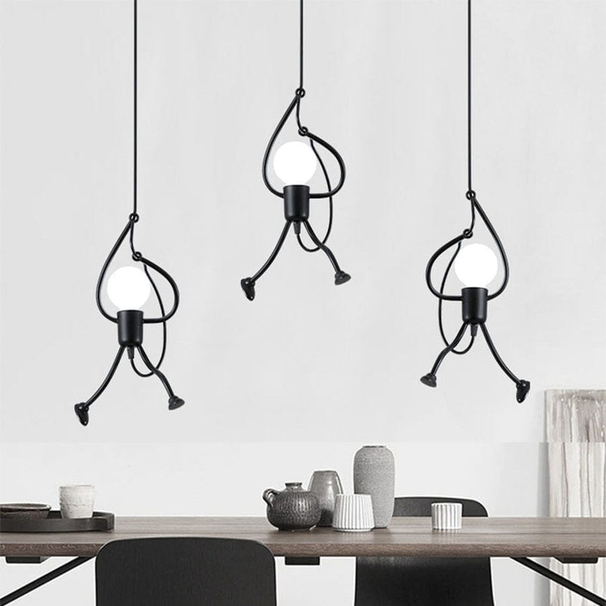 Meriko vintage metal pendant light for children's rooms