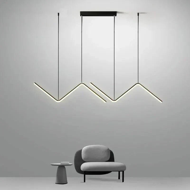 aluminum LED pendant light for dining rooms