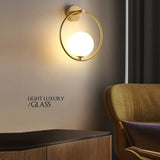 Iron wall lamp vintage style close-up