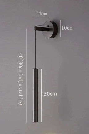 Compact wall mounted lamp for easy setup