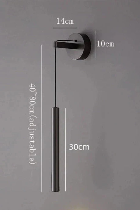 Compact wall mounted lamp for easy setup