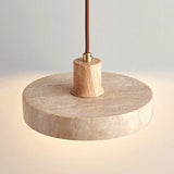 Pendant light installed above kitchen island modern decor