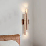 Textured stone wall light for living room