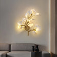 Farmhouse wall decor with soft glow
