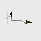 Industrial wall light for modern decor