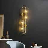 Living room wall lighting fixture