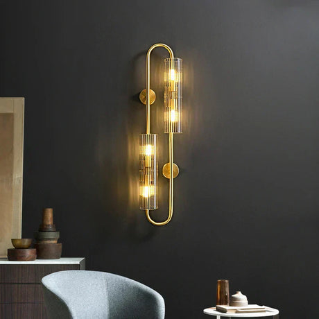 Living room wall lighting fixture
