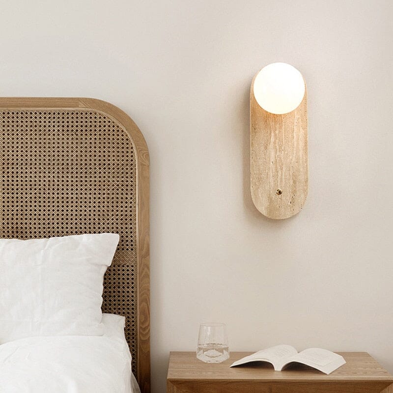 Travertine Wall Sconce for Home Decor Enthusiasts