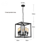 Rustic Farmhouse Pendant Light Multi Head Design