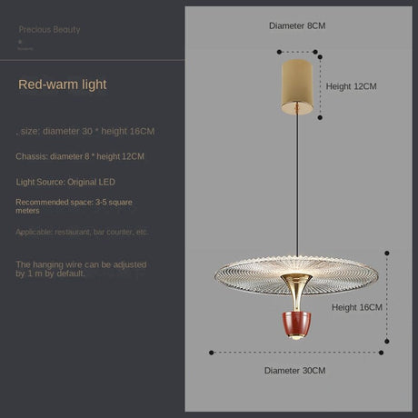 ambient led chandelier for dining area