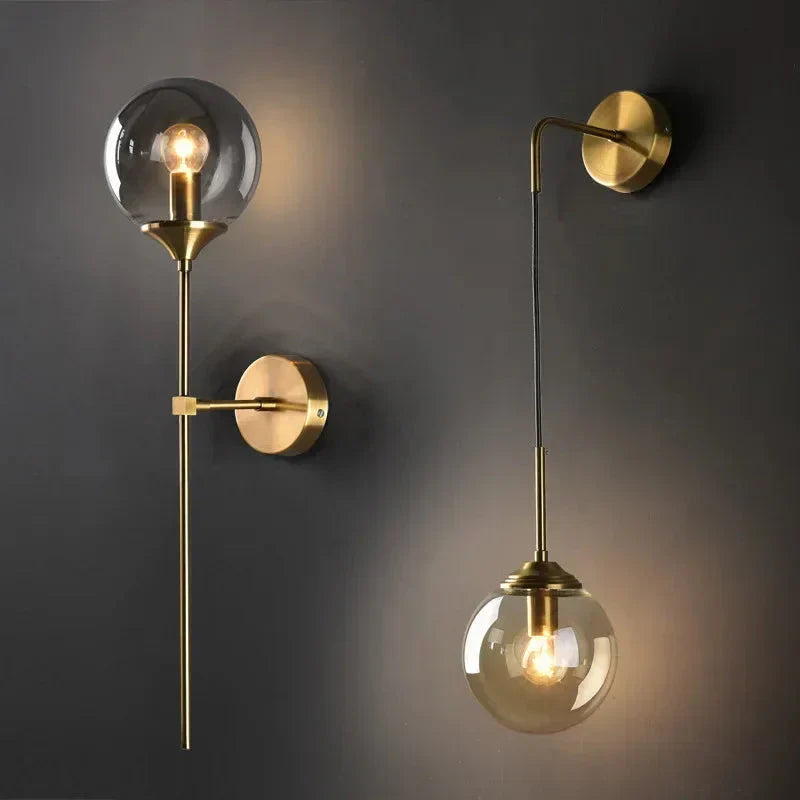 Metal Wall Lamp Warm Ambient Glow Design – Maren Collection