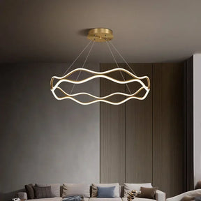 Montclair Gold Chandelier - Bedroom Lighting Accent