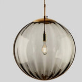 Bubble Glass Pendant Light with Glass and Iron Finish for Kitchen | OroDwell