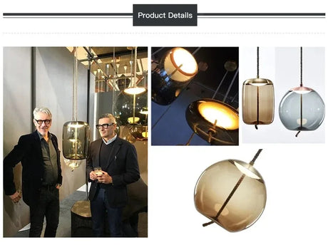 Aurum Glass Suspension Lamp for Home Decor