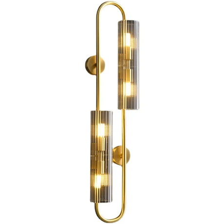 Vintage-style wall lamp close-up