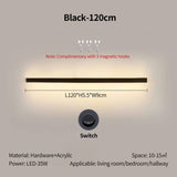 Acrylic wall lamp additional view soft warm glow view