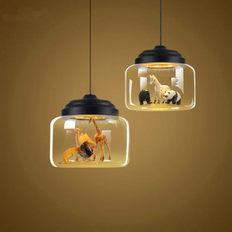 Animal Motif Pendant Light for Nursery and Playroom