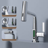 Pull-out kitchen faucet - LED temperature indicator