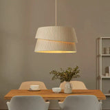 fabric chandelier led soft ambient glow for living room
