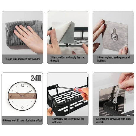 Corner bathroom shelf for modern bathroom decor