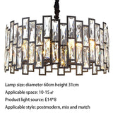 Crystal Chandelier LED Soft Ambient Glow Design