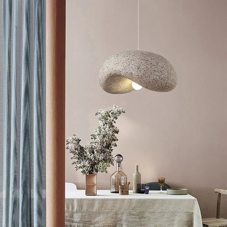 Wabi-Sabi Pendant Light Iron and Resin Finish