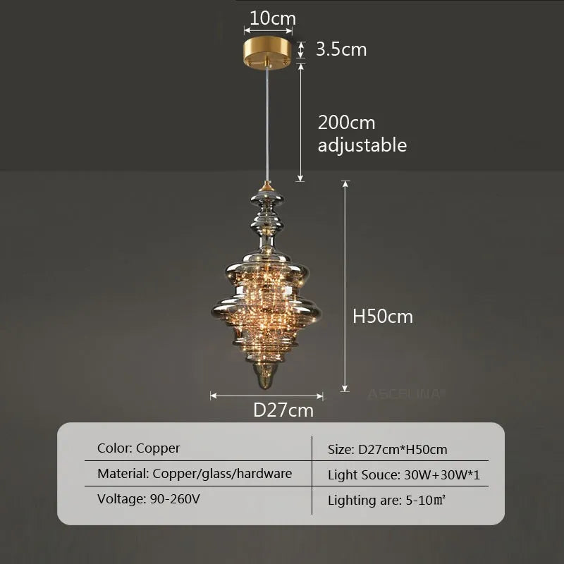 Stone Pendant Light Design