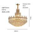 Polished Brass Chandelier Rectangular Design for Dining Room