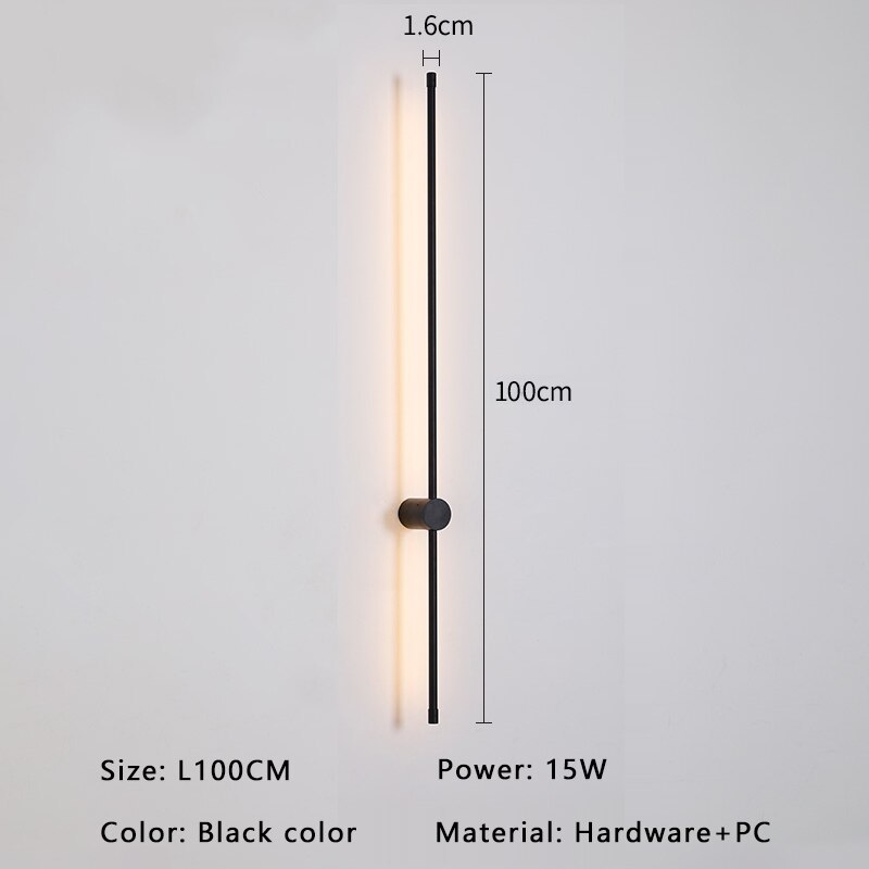 Gold Black Wall Light for Hallway OpalDwell