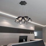 Floral Chandelier for Dining Space Ambiance