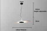 resin pendant lamp with iron finish for dining nook lighting