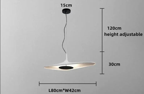 resin pendant lamp with iron finish for dining nook lighting
