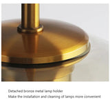 Glass pendant light alternate angle view
