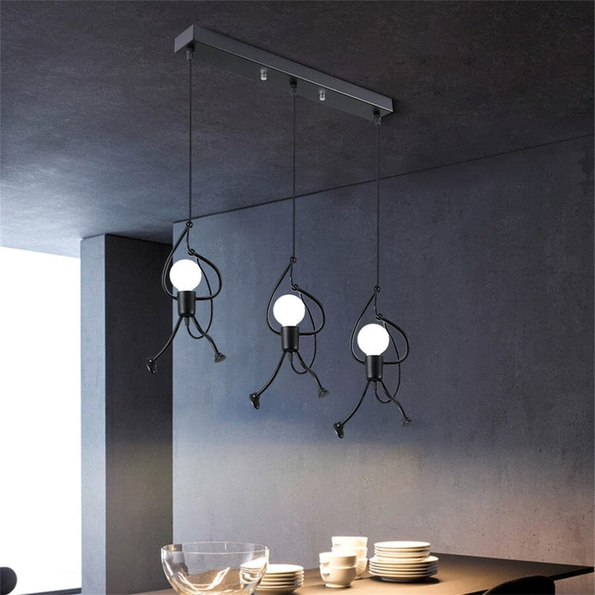 durable metal pendant light for creative DIY spaces