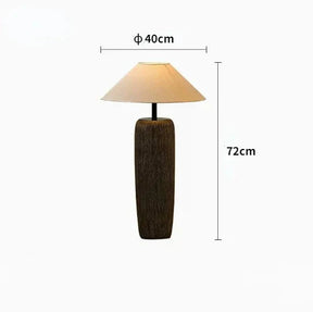 Plated finish table lamp for home decor