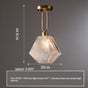 Lira Glass Pendant Light Dimensions and Design View