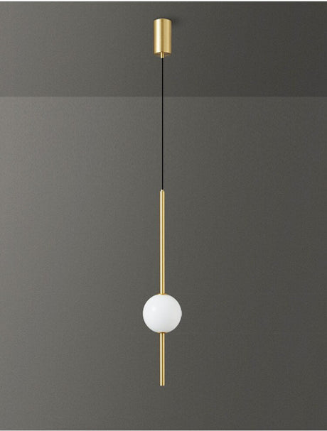 OrionGlow Hanging Lamp – Nordic-Inspired Nickel Finish
