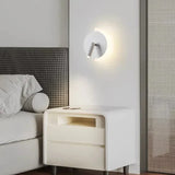 Iron wall lamp styled bedroom setting