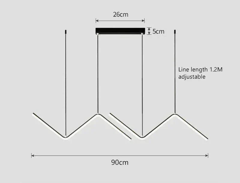 cord pendant light with remote dimming for kitchen lighting